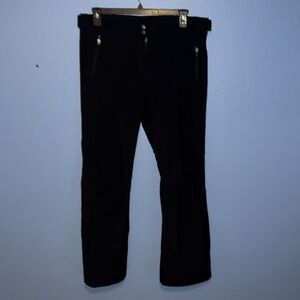 Obermeyer Black Ski Pants - ladies size 14. B3